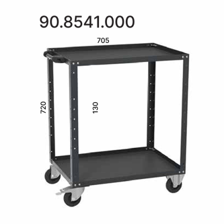 2-SHELVES TOOL CART