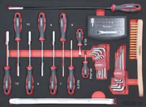 63 PIECE SCREWDRIVER AND ALLEN SET