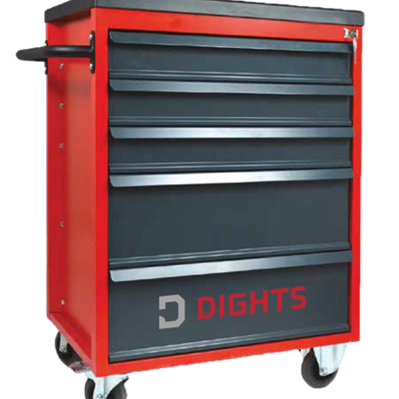DIGHTS BASIC - TOOL TROLLEY WITH 5 DRAWERS