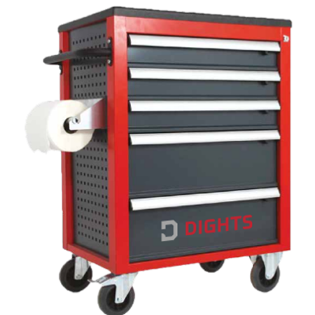 DIGHTS HANDYMAN - TOOL TROLLEY WITH 123 PIECES